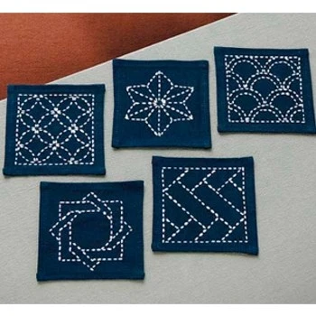 KIT SASHIKO POSAVASOS 10X10