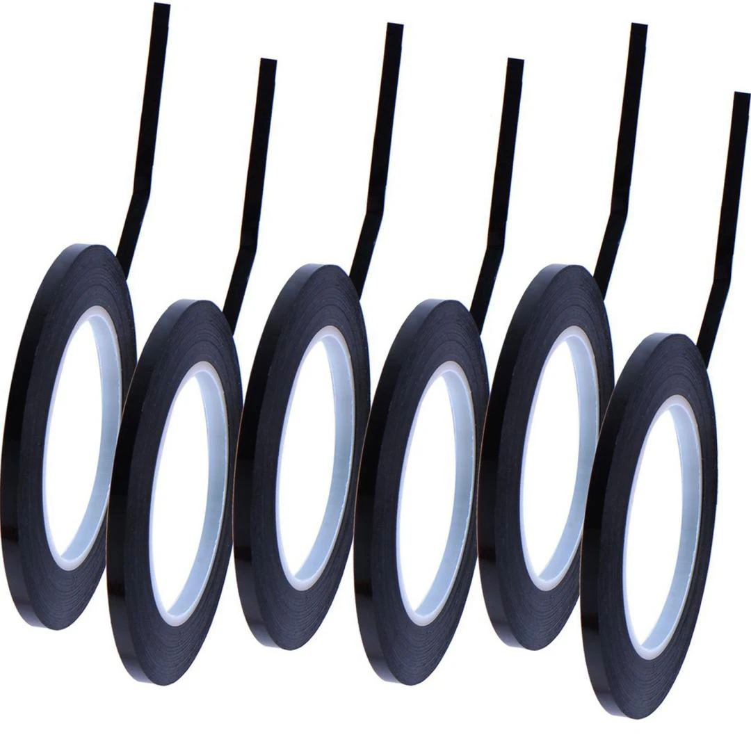 CINTA ADHESIVA 3 MM NEGRA 33 METROS