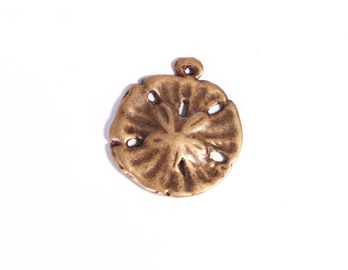 COLGANTE METÁLICO ZAMAK DORADO ENVEJECIDO 18 MM