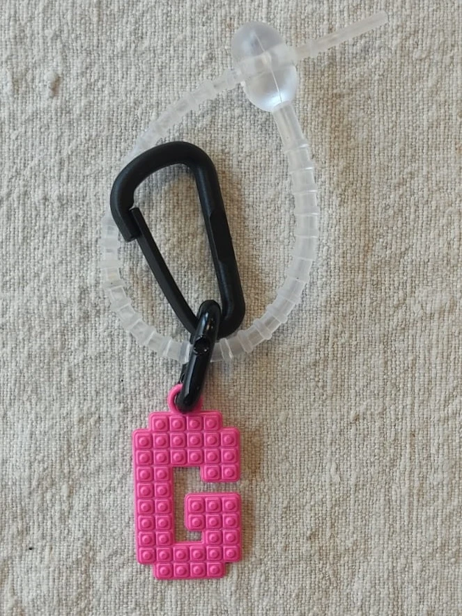 LLAVERO COLGADOR BOLSO ROSA