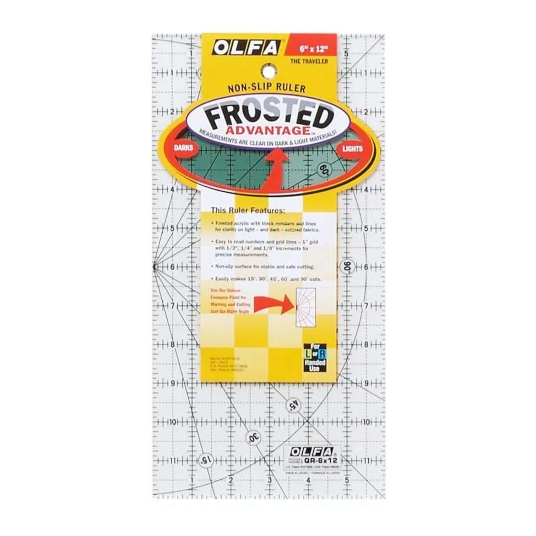 REGLA PATCHWORK PULGADAS OLFA 6X12