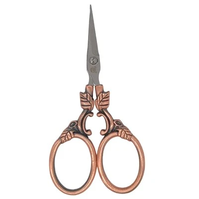 TIJERA DE COSTURA VINTAGE COBRE