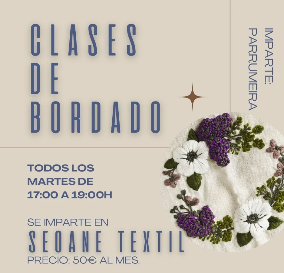 CURSO DE BORDADO MARTES