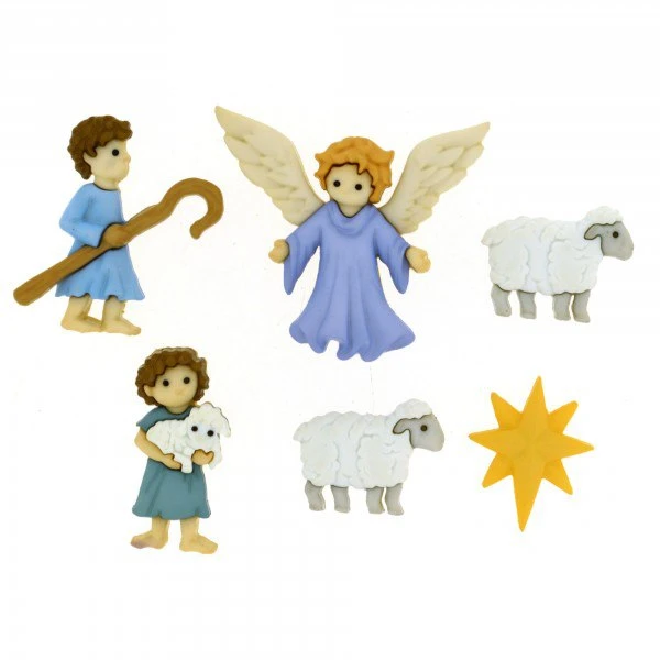 BOTONES DECORATIVOS PASTORCILLOS GOOD SHEPHERD