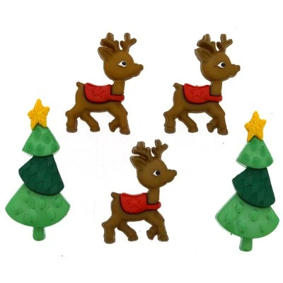 BOTONES DECORATIVOS REINDEER GAMES