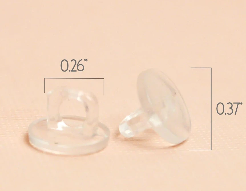 ANILLAS TRANSPARENTES PARA BOTONES