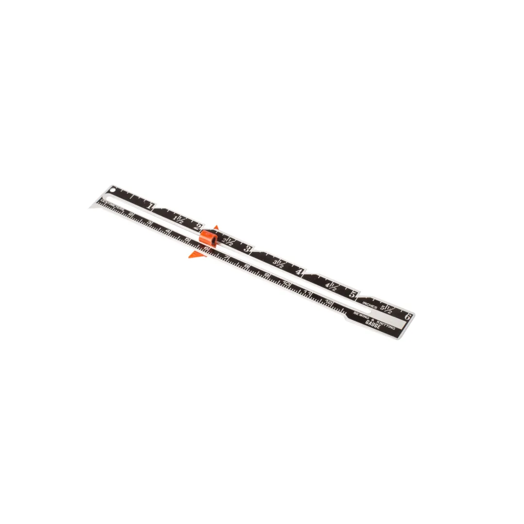 REGLA DE COSTURA CON REGULADOR BOHIN 14.5 CM