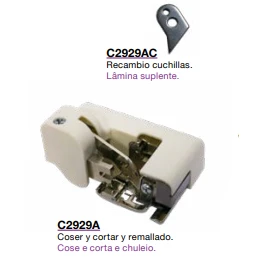 CUCHILLA REPUESTO PARA PRENSATELAS COSE CORTA