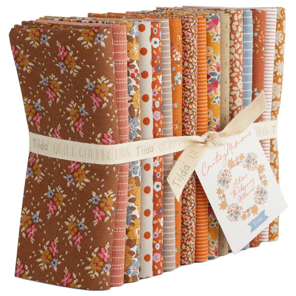 TELA TILDA FAT QUARTER X16 MEMORIES IN AUTUMN