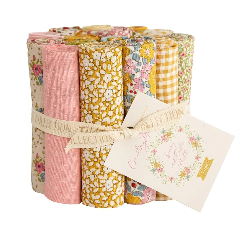 TELA TILDA FAT EIGHT ROLL X16 MEMORIES IN SPRING