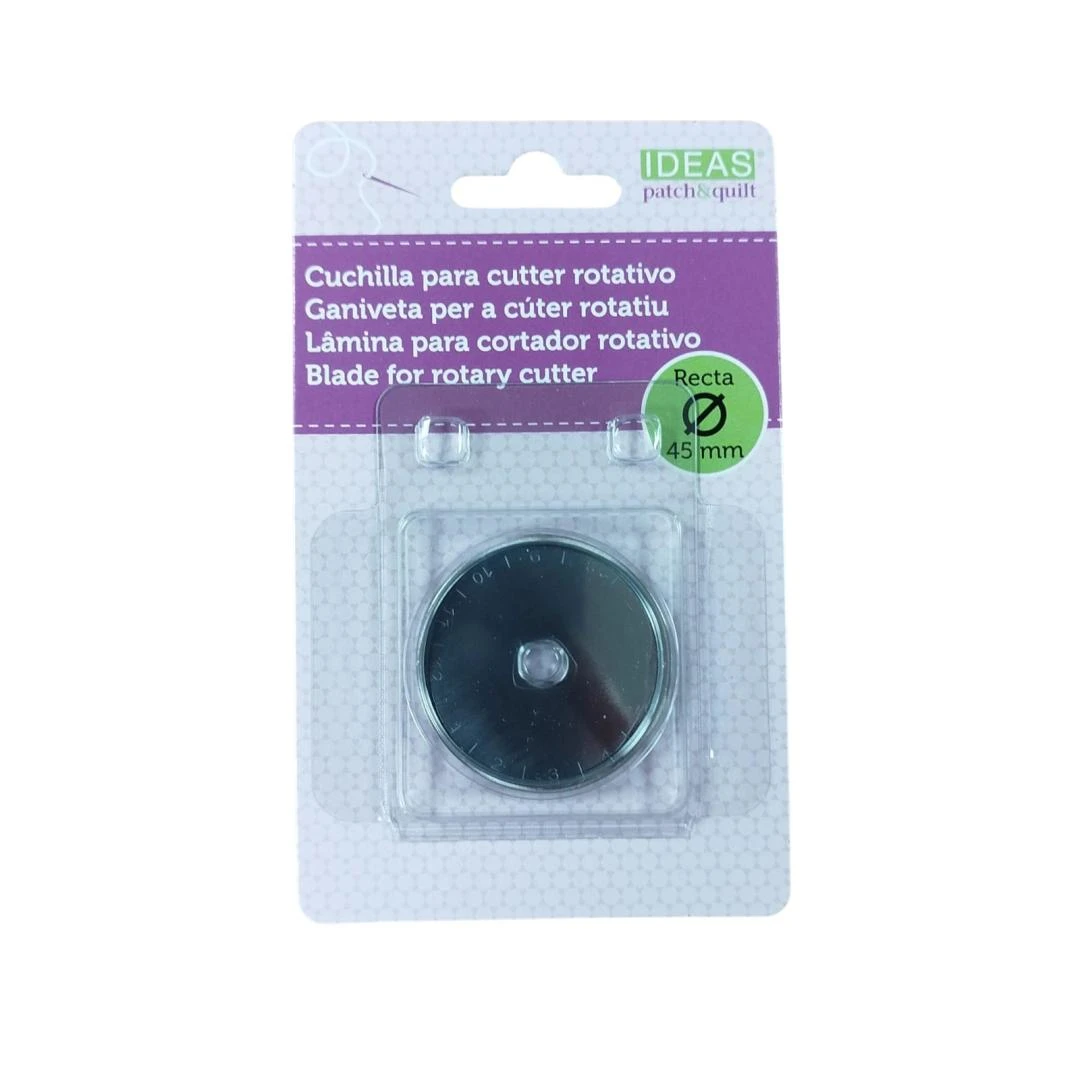 CUCHILLA LISA CUTTER CIRCULAR ERGONÓMICO 45 MM