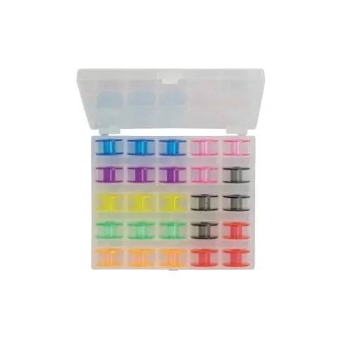 CAJA CON CANILLAS COLORES