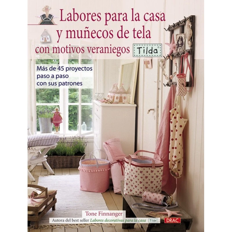 LIBRO LABORES PARA LA CASA Y MUÑECOS DE TELA CON MOTIVOS VERANIEGOS TILDA