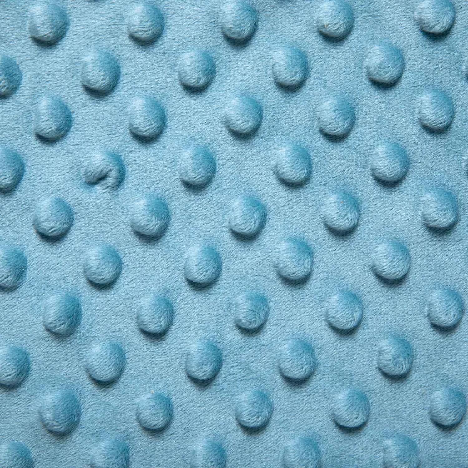 TELA MINKY AZUL 25CM