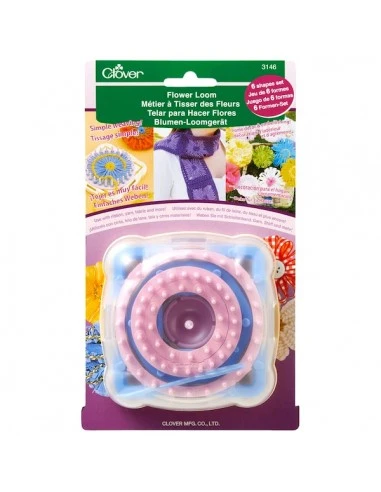 TELAR PARA HACER FLORES CLOVER