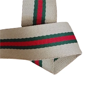 CINTA POLIÉSTER TRICOLOR 38MM ROLLO