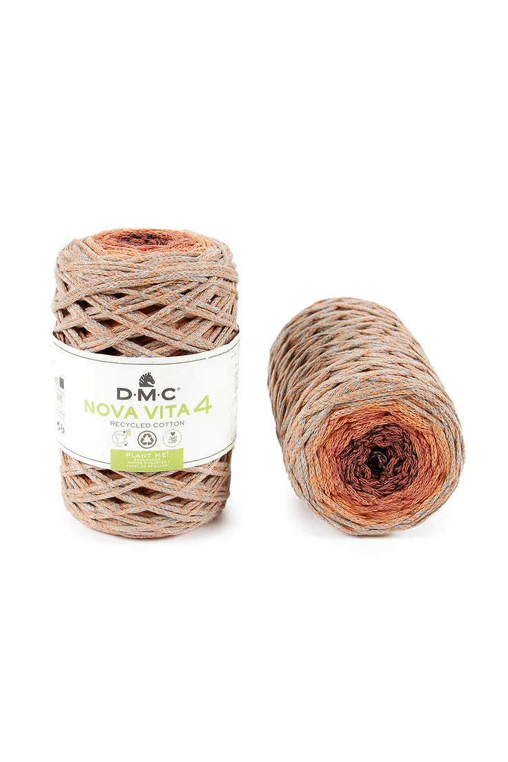 HILO DE ALGODÓN RECICLADO NOVA VITA 4 DEGRADÉ COL.105