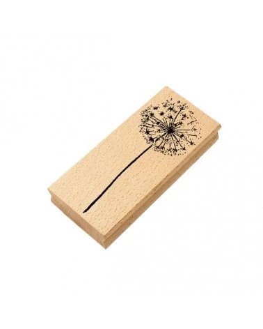 SELLO DE MADERA DIENTE DE LEÓN