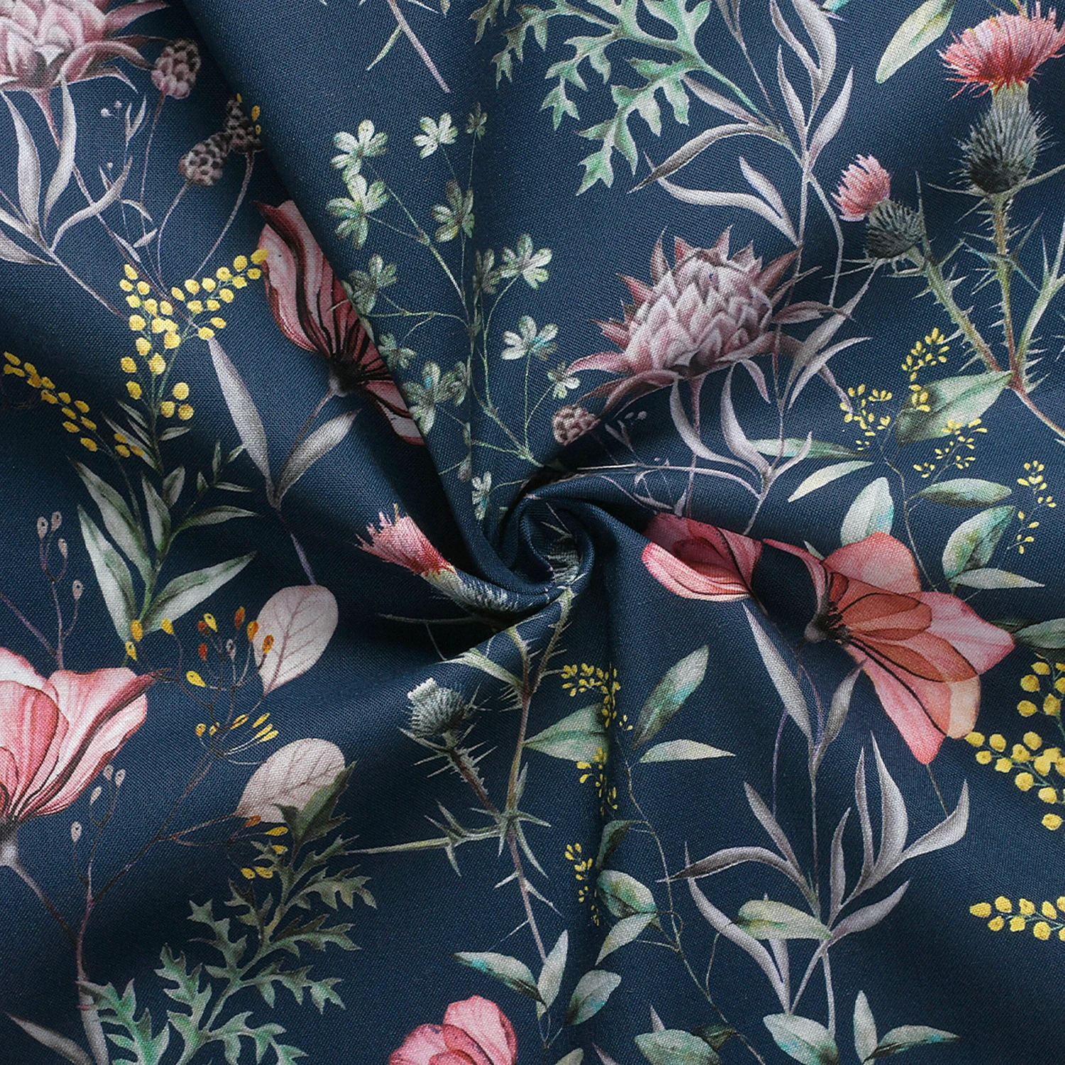 TELA GUTERMANN NATURAL BEAUTY FONDO AZUL 25CM