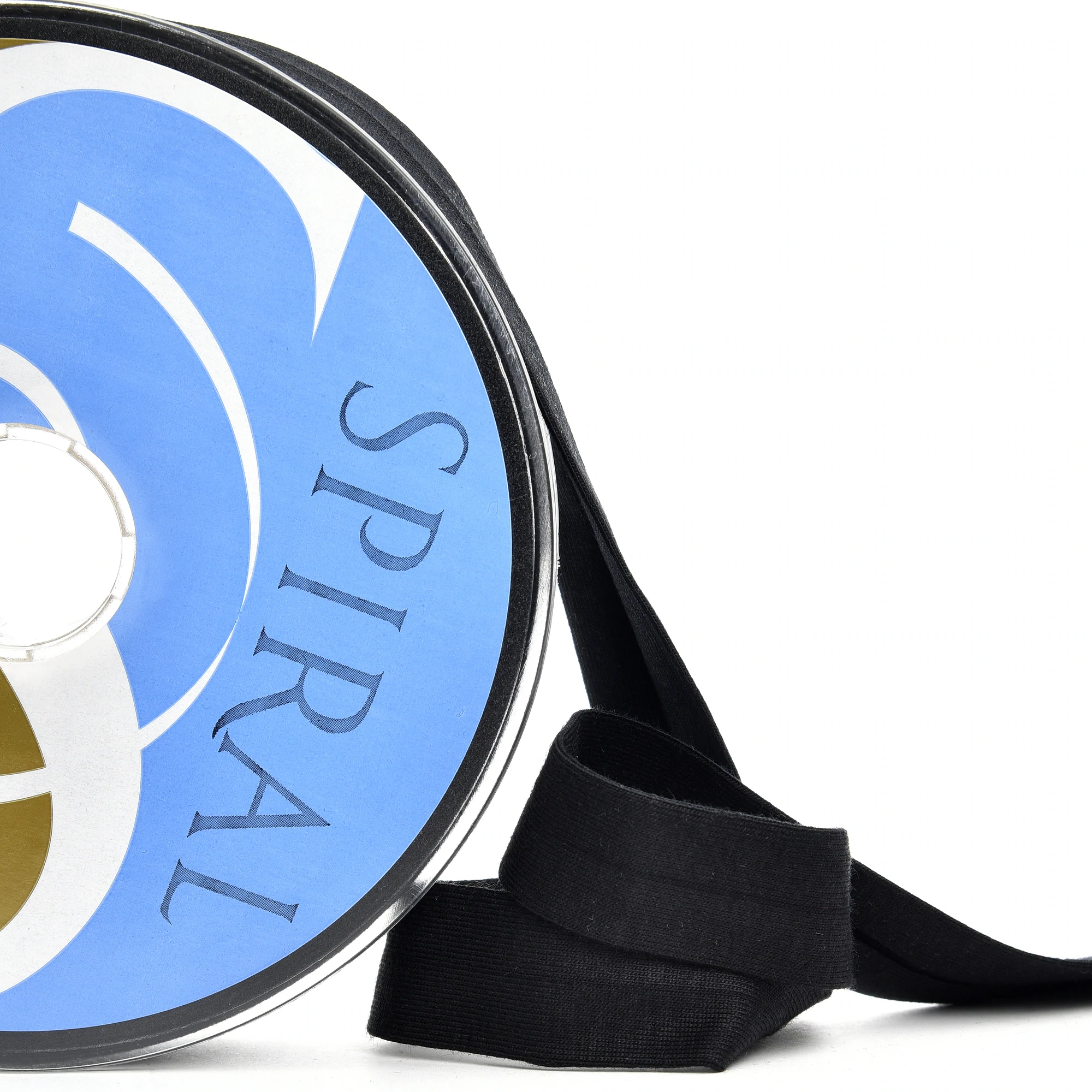 CINTA AL BIES DE PUNTO NEGRO 25CM