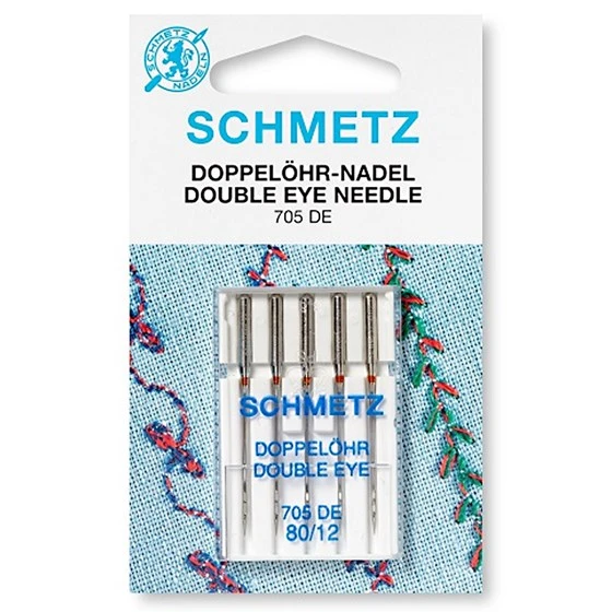 AGUJAS DOMÉSTICAS DOBLE OJO Nº80 SCHMETZ