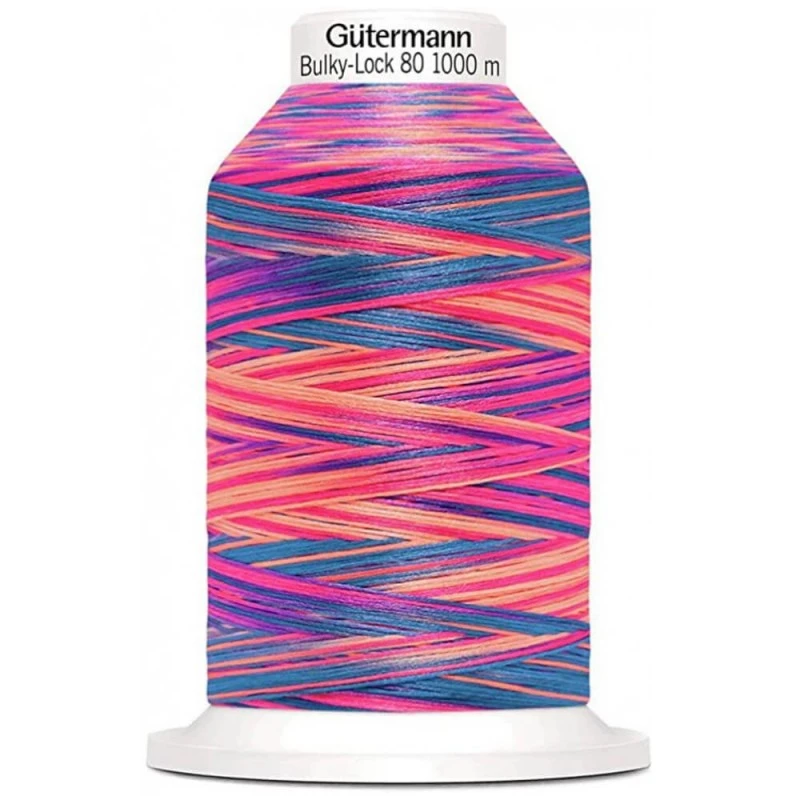 HILO BULKY-LOCK 80 MULTICOLOR 1000M COL.9814