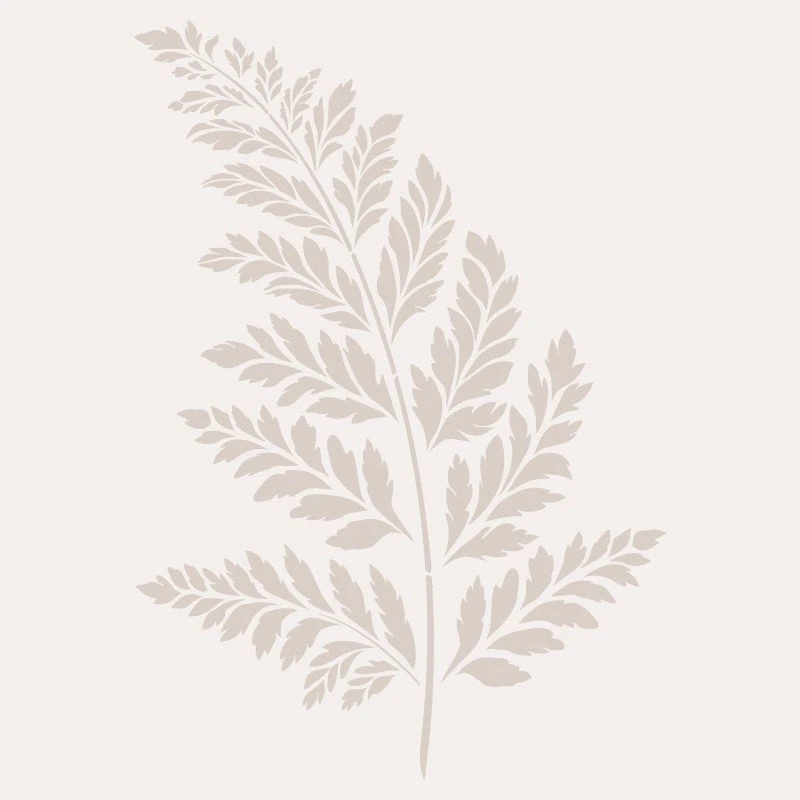 STENCIL RAMA HELECHO