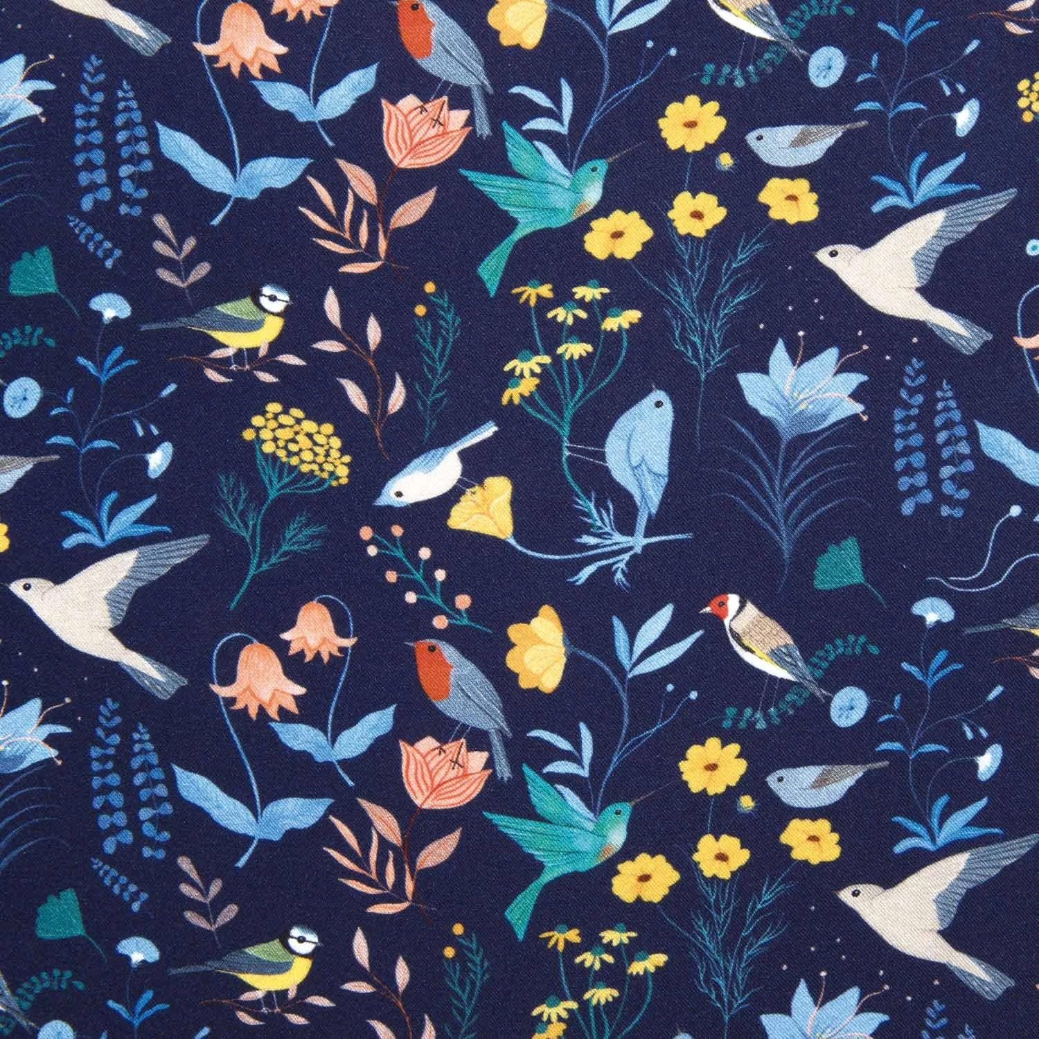 TELA ECOVISCOSA BIRDS 25CM