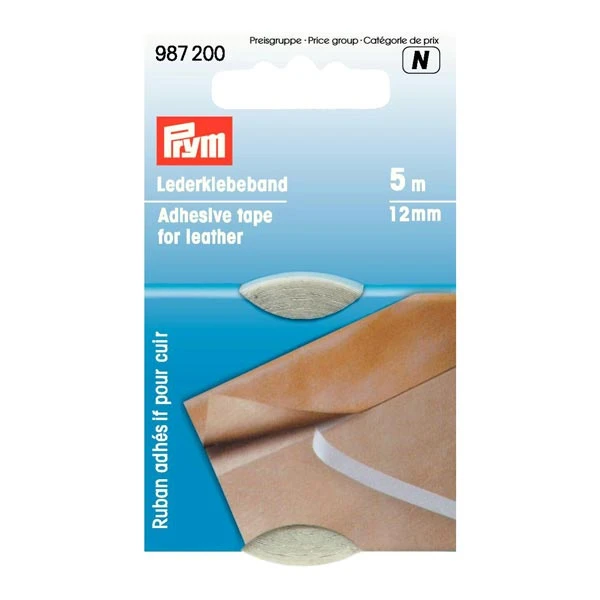 CINTA ADHESIVA DOBLE CARA PIEL PRYM