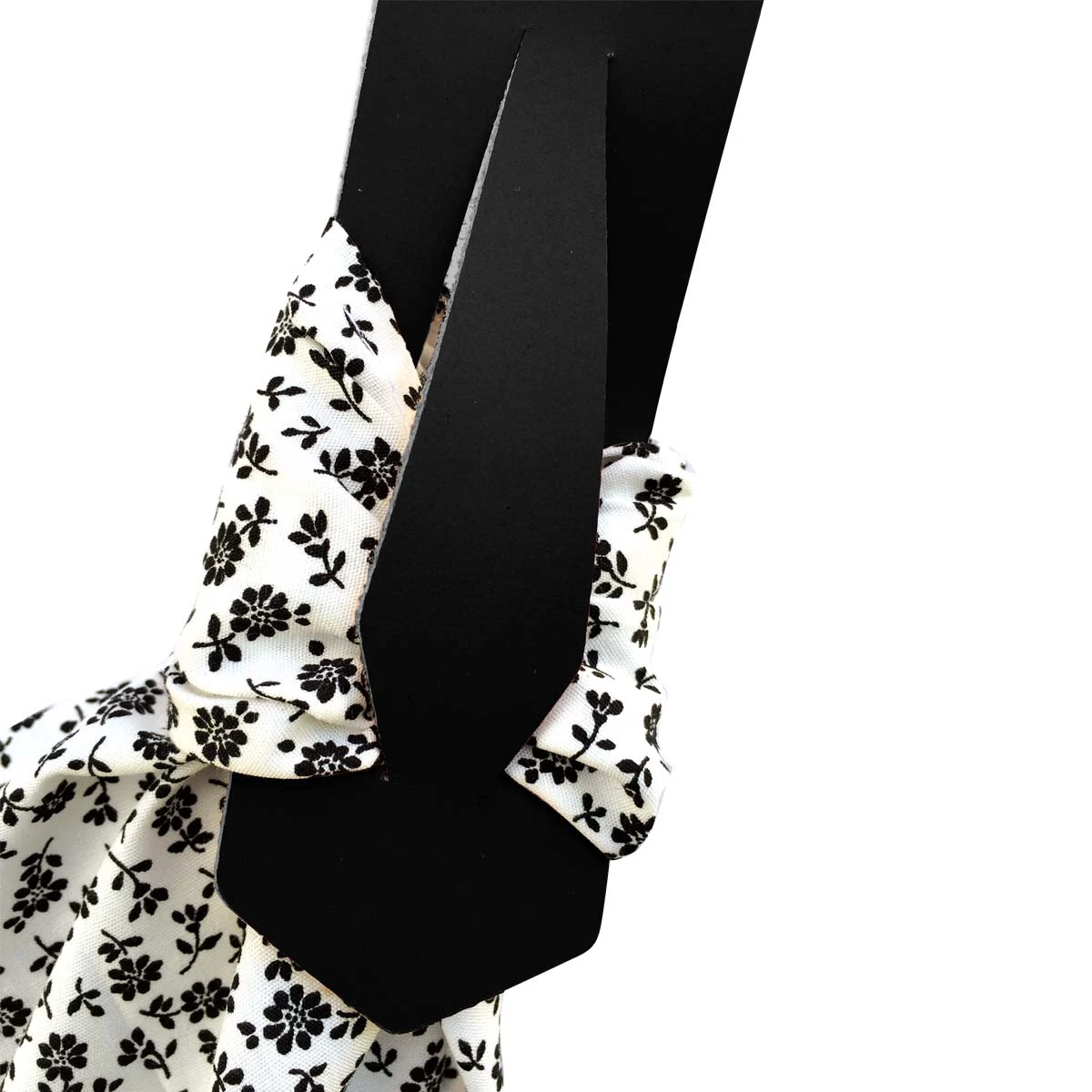 ASA DE PIEL MIYAKO NEGRA 50X4CM