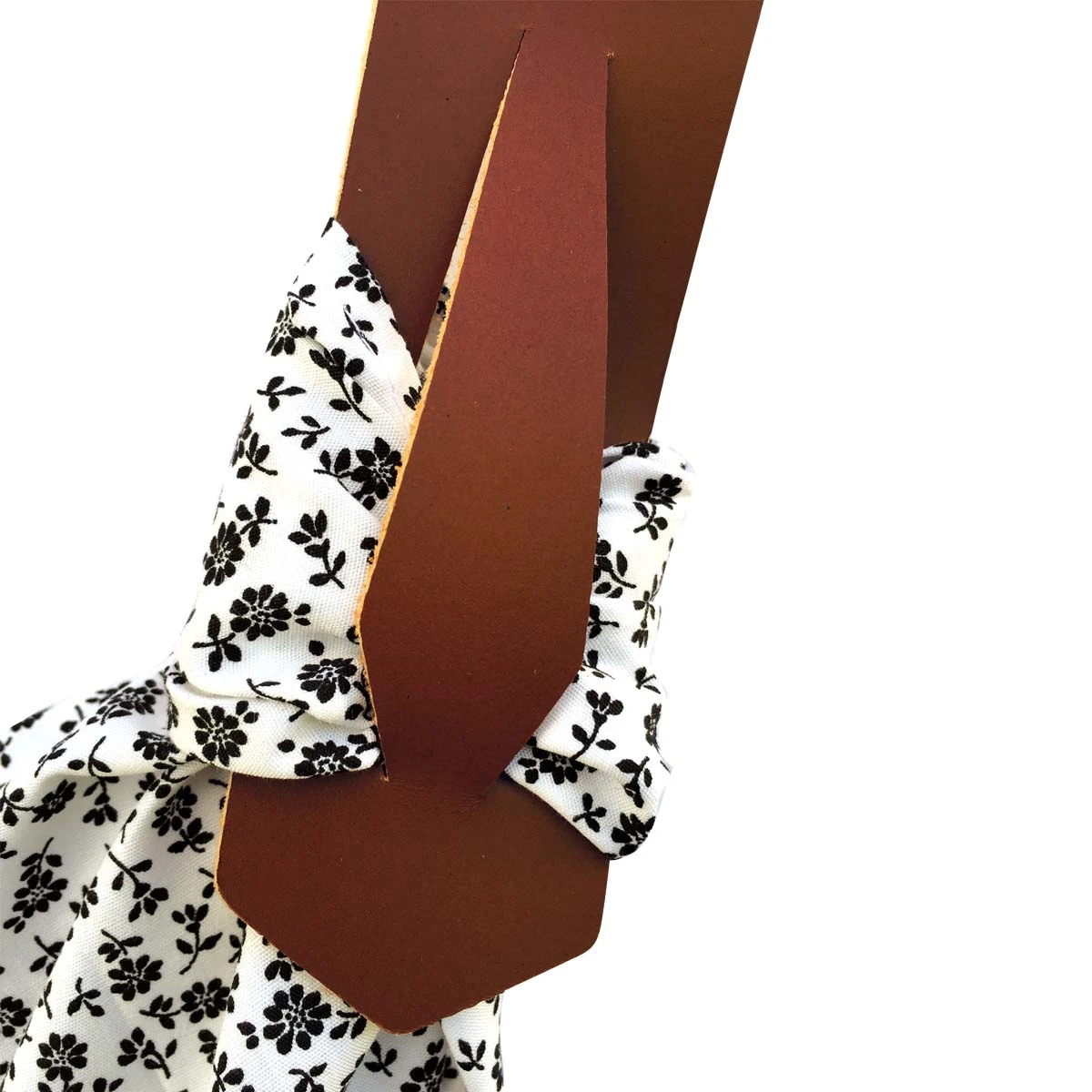 ASA DE PIEL MIYAKO MARRÓN 50X4CM