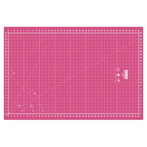 BASE DE CORTE AUTOCICATRIZANTE 45X30CM ROSA MAGENTA