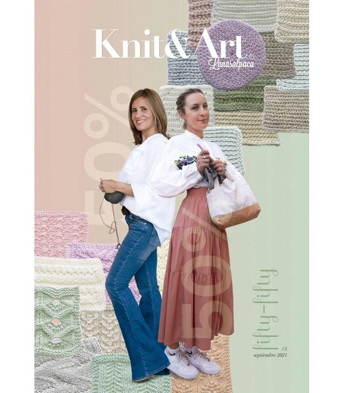 LIBRO FIFTY   FIFTY DE KNIT & ART