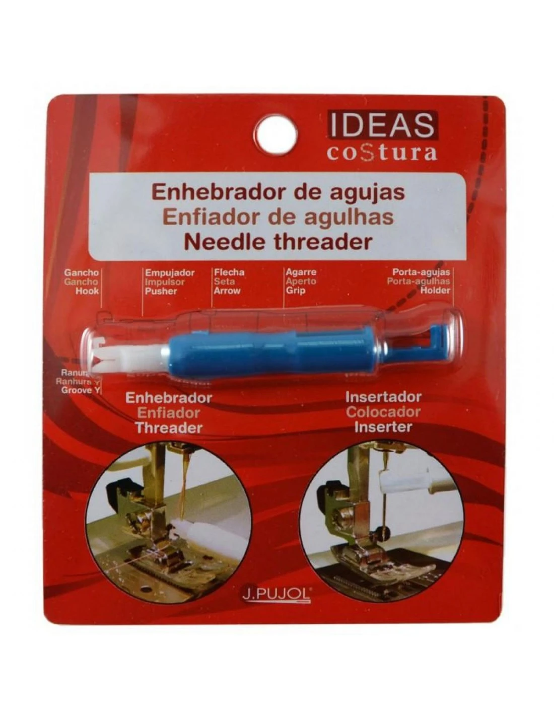 ENHEBRADOR DE AGUJAS PARA MÁQUINA DE COSER