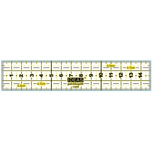 REGLA PATCHWORK 3X15CM