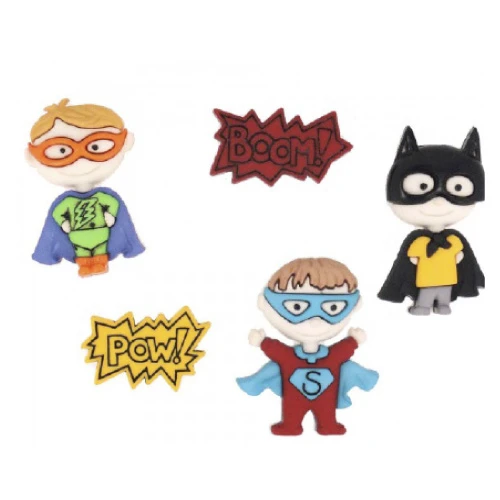 BOTONES DECORATIVOS SUPERHÉROES