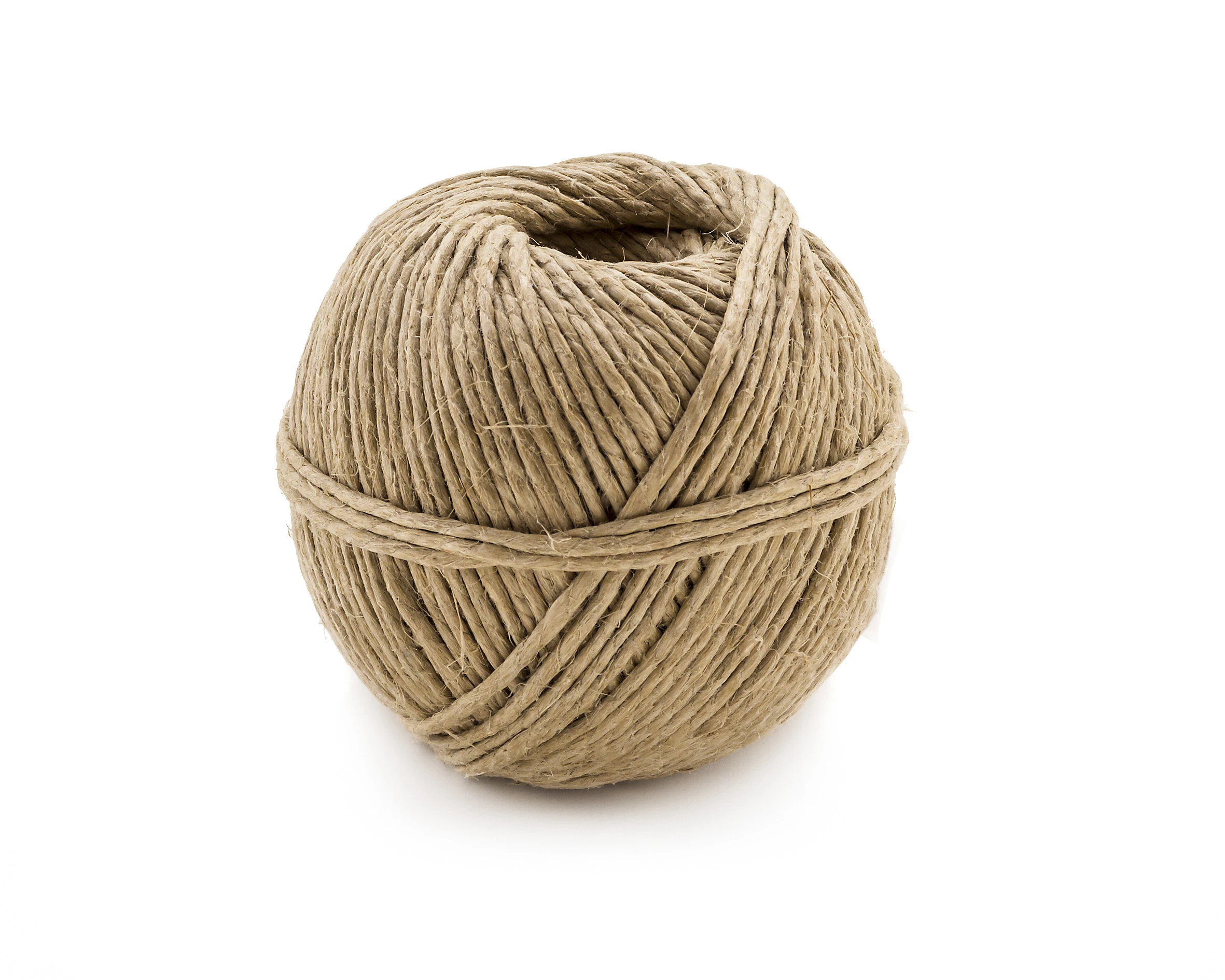 CORDÓN DE CÁÑAMO NATURAL ENCERADO 400 GR 3/4