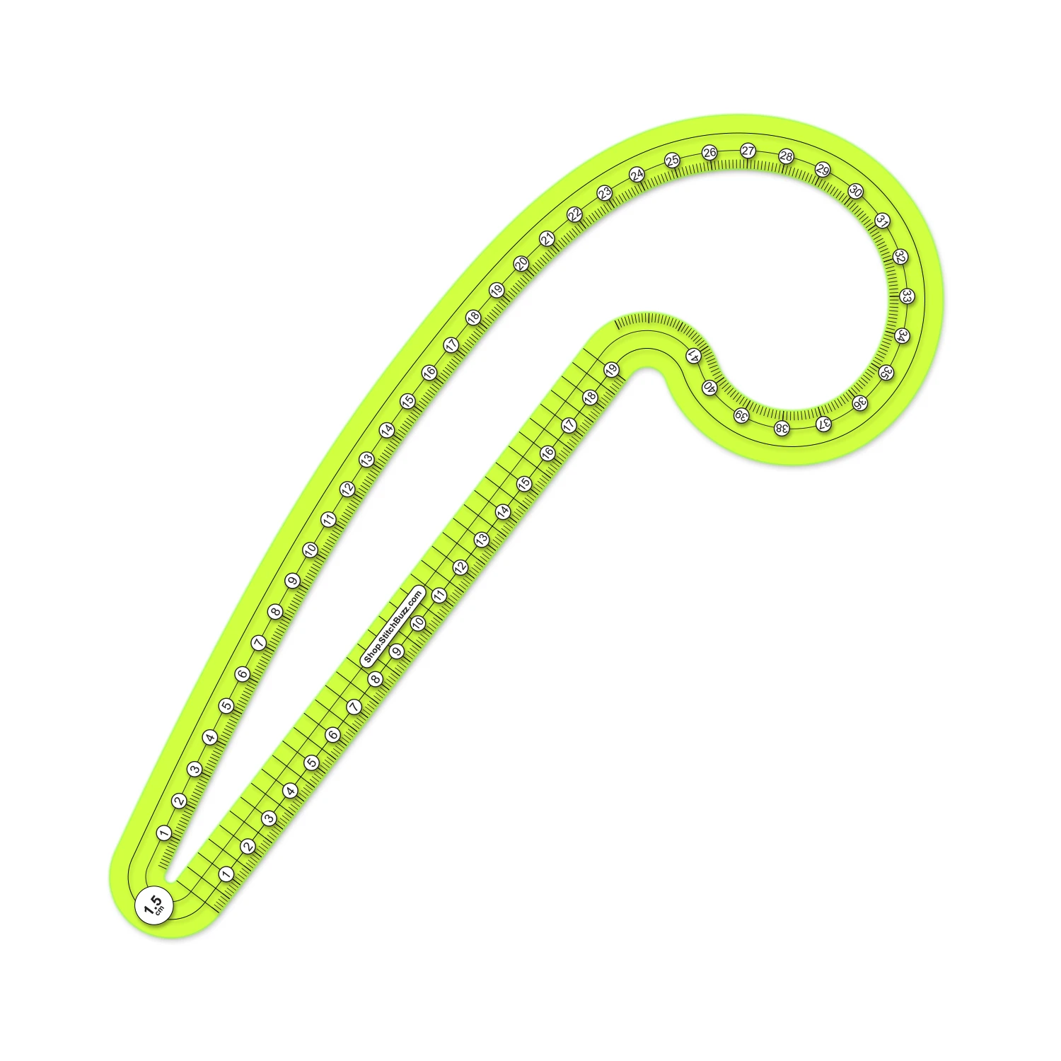 REGLA CURVA DE PATRONAJE SEAM ALLOWANCE PEQUEÑA