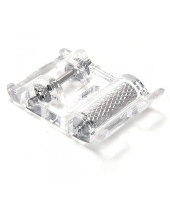 SUELA DE ZIG ZAG TRANSPARENTE CON RODILLOS