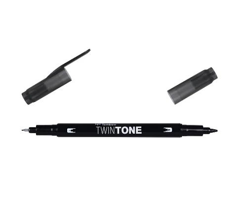 ROTULADOR TWINTONE BLACK TOMBOW