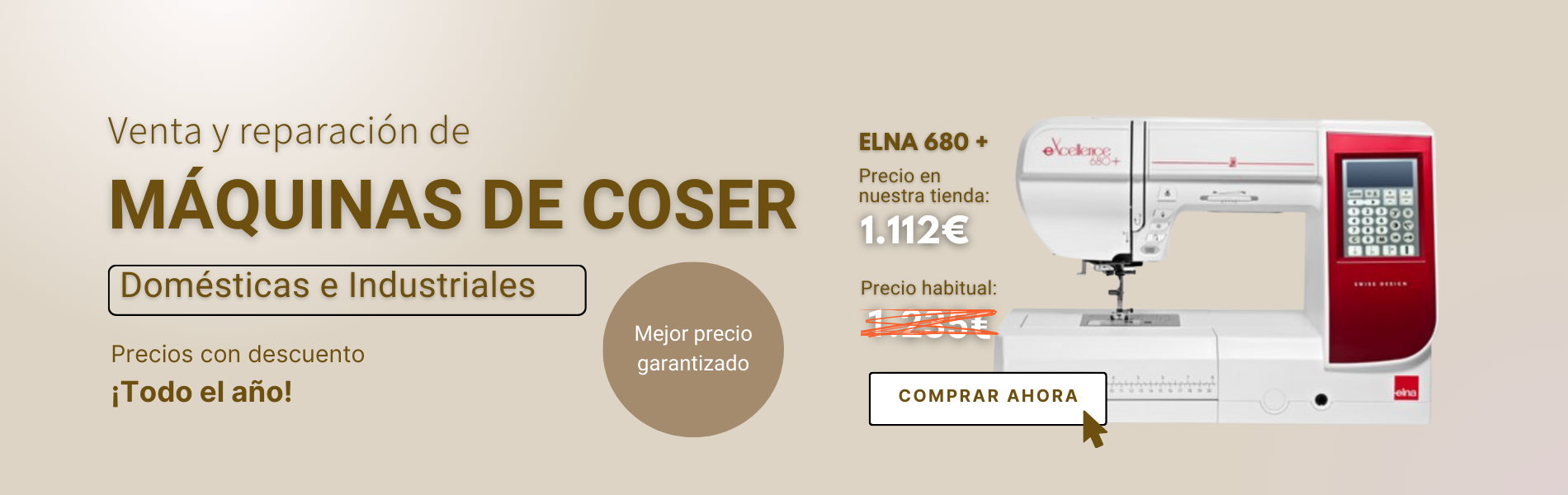 Maquinas de coser al mejor precio