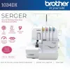 MÁQUINA REMALLADORA BROTHER 1034DX